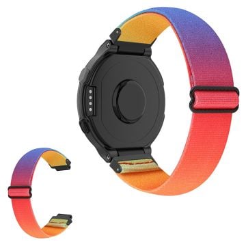 Unik elastisk, justerbar nylonspenne for Garmin Forerunner-klokke - Fargerik