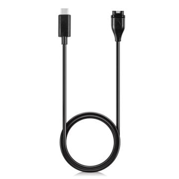 1 m USB-C hurtigladingskabel for Garmin-klokke