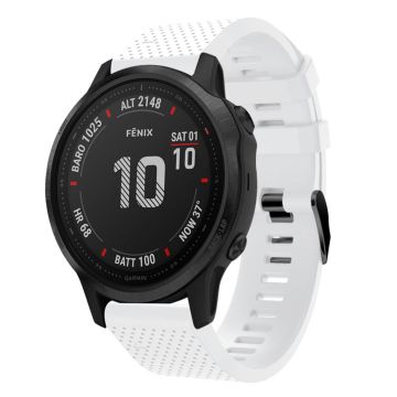 Garmin Fenix ​​6s Silikon Klokkereim - Hvit