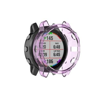 Garmin Fenix 6S / 6S Pro gjennomsiktig deksel - Lilla