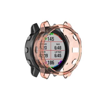 Garmin Fenix 6S / 6S Pro gjennomsiktig deksel - Rosa