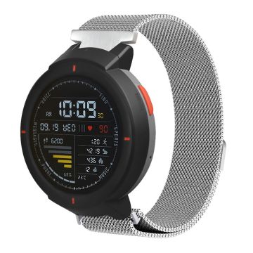 Amazfit Verge Tre Rustfritt Stål Klokkereim - Sølv