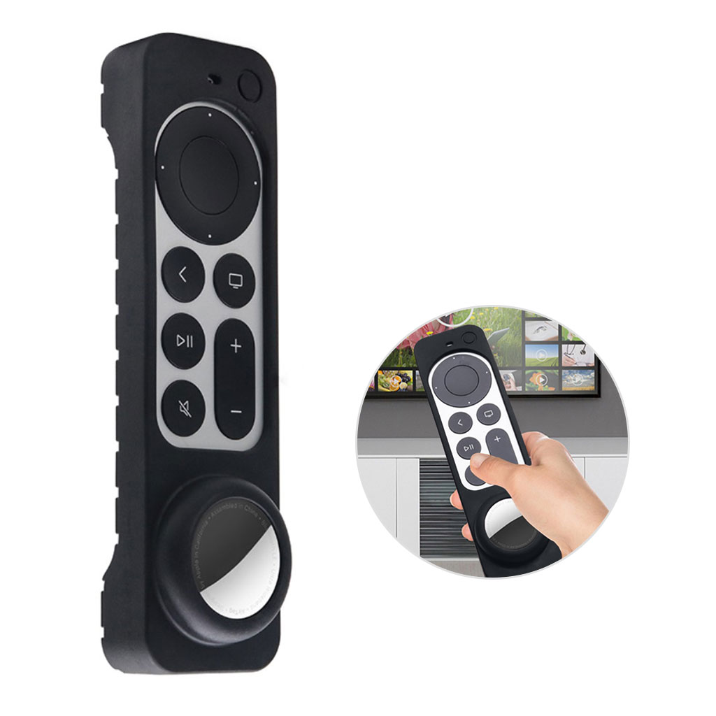 Bilde av 2-in-1 remote controller silicone cover Apple TV 4K (2021) - Black