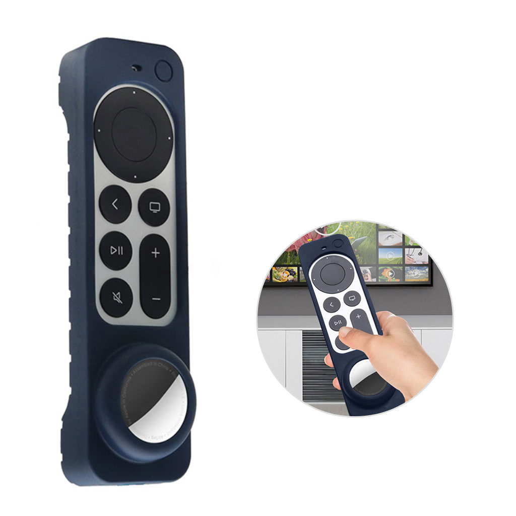 Bilde av 2-in-1 remote controller silicone cover Apple TV 4K (2021) - Midnight Blue