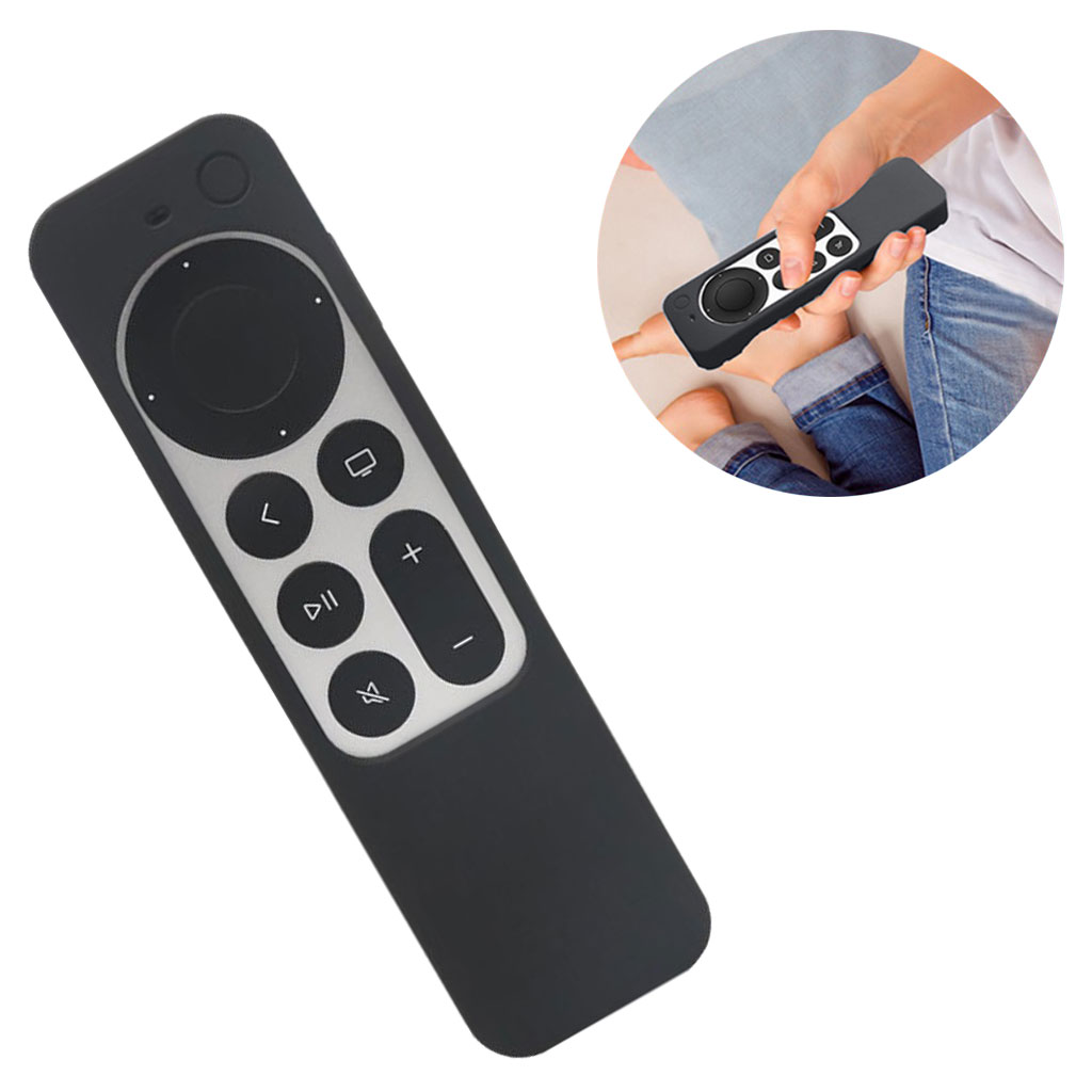 Bilde av Apple TV 4K (2021) remote controller silicone cover - Black