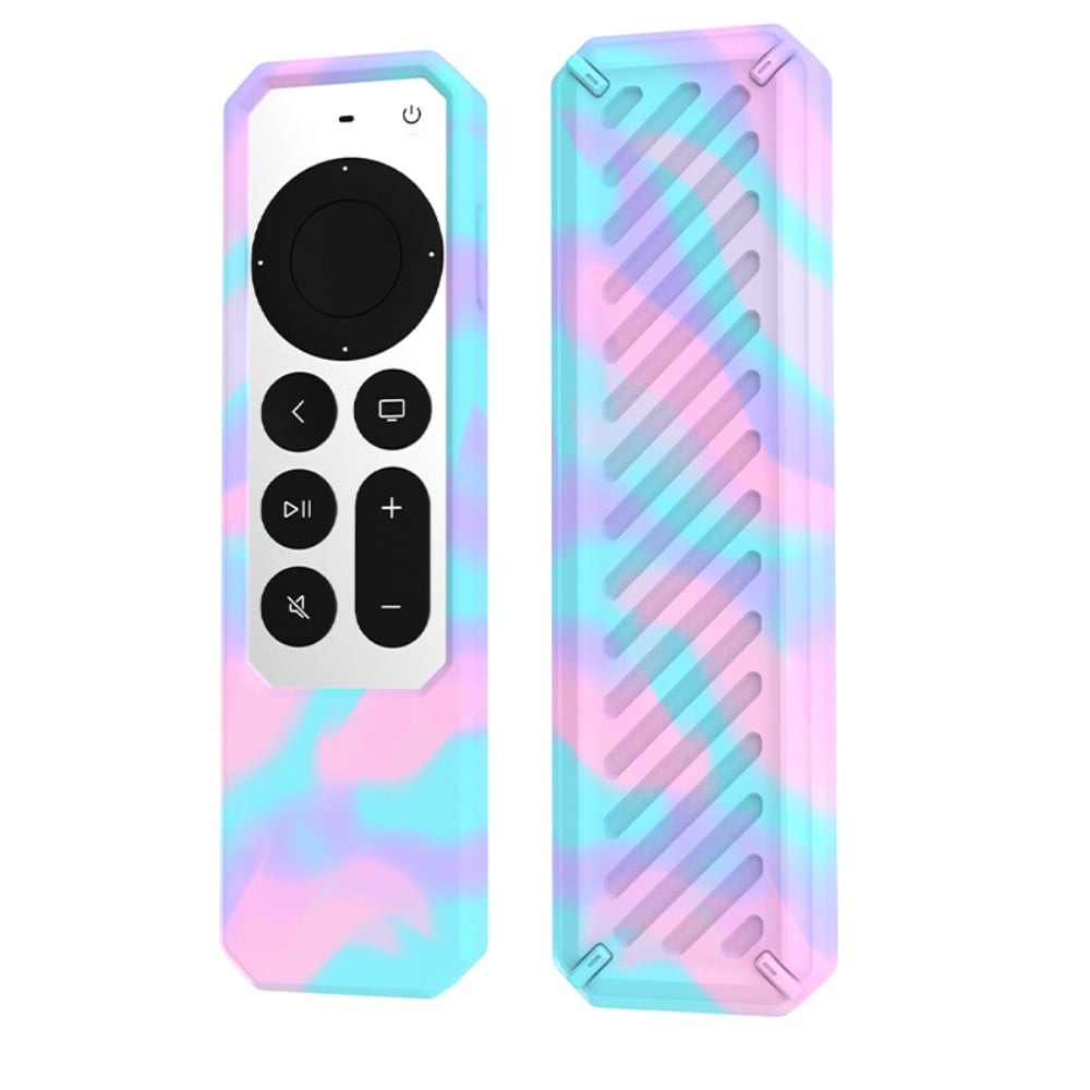 Bilde av Apple Tv 4k (2021) Remote Controller Colorful Design Silicone Cover - Colorful Blue