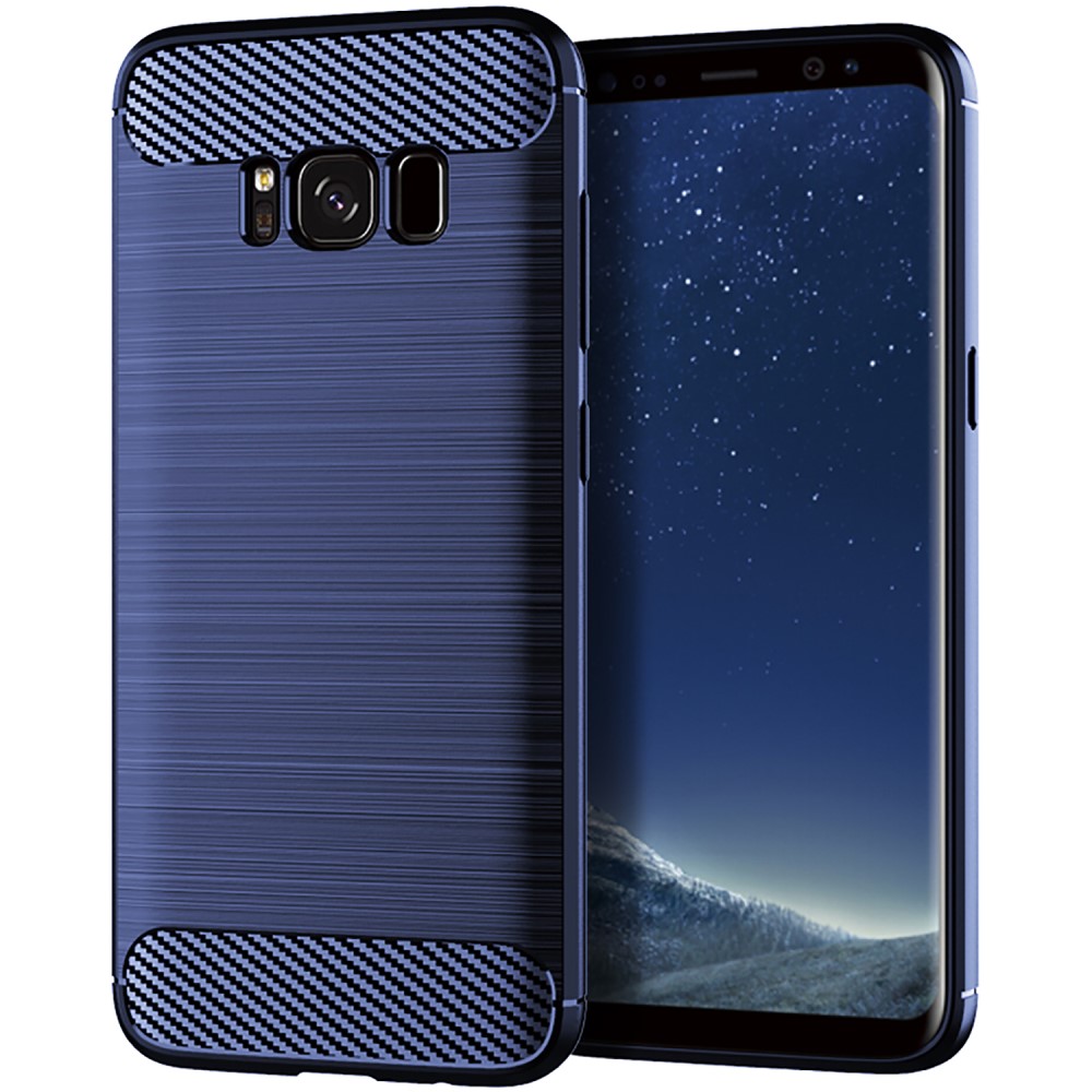 Carbon Flex Etui Samsung Galaxy S8 - Blå