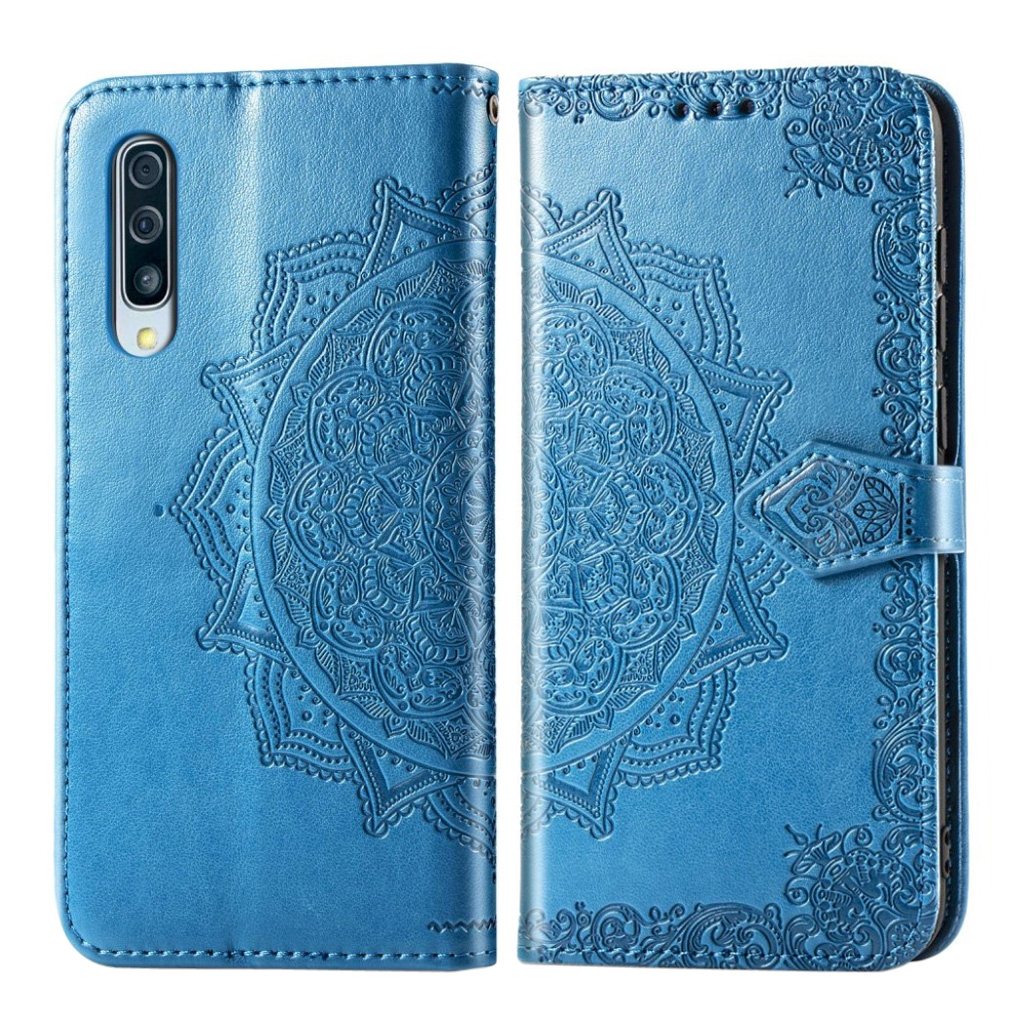 Mandala Samsung Galaxy A50 Flip case - Blå