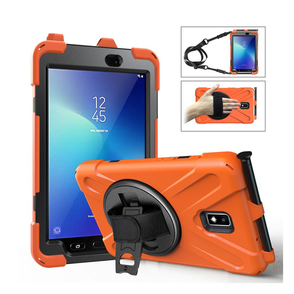 Samsung Galaxy Tab Active 2 X-Shape combo deksel  - Orange