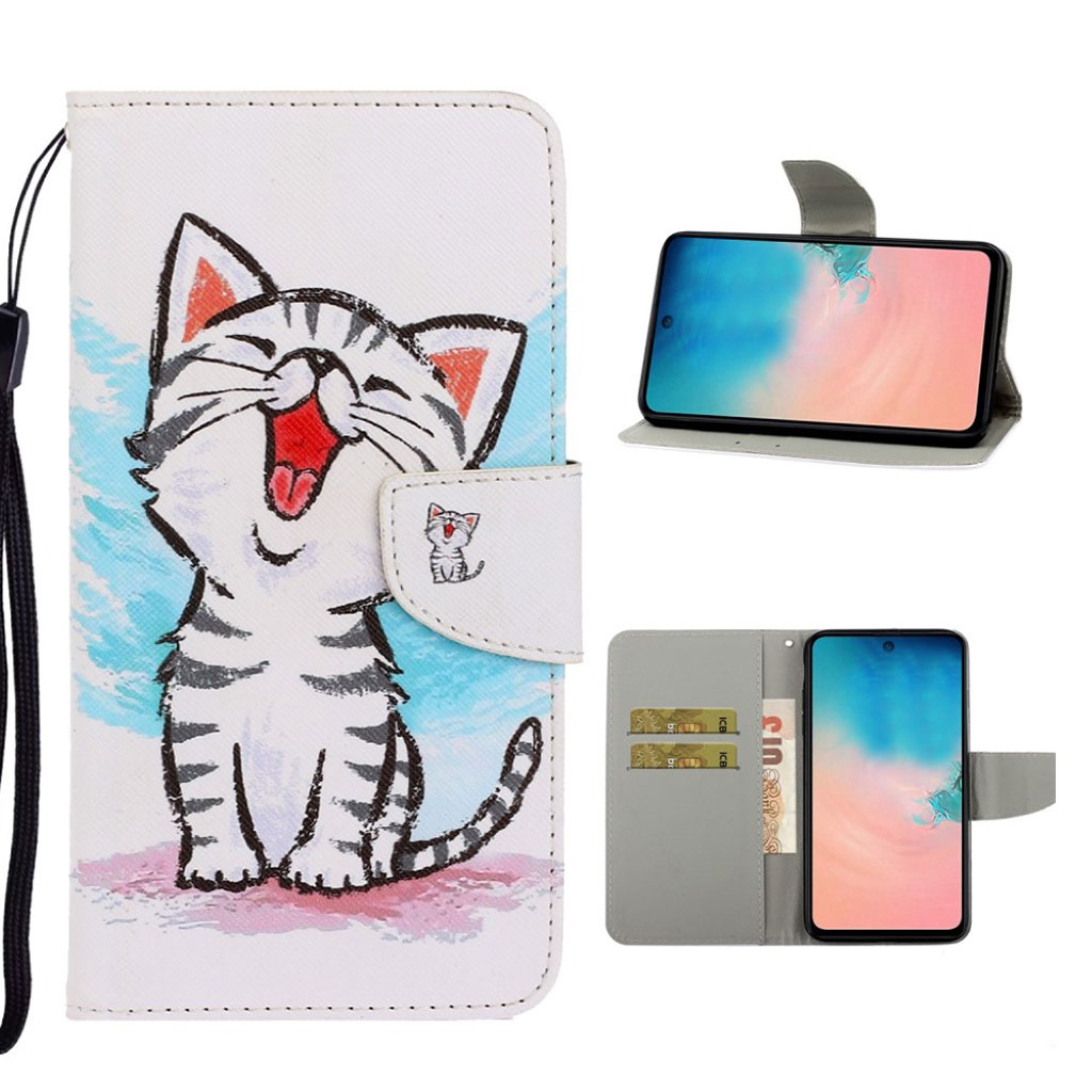 Bilde av Wonderland Samsung Galaxy A71 Flip Etui - Cute Cat