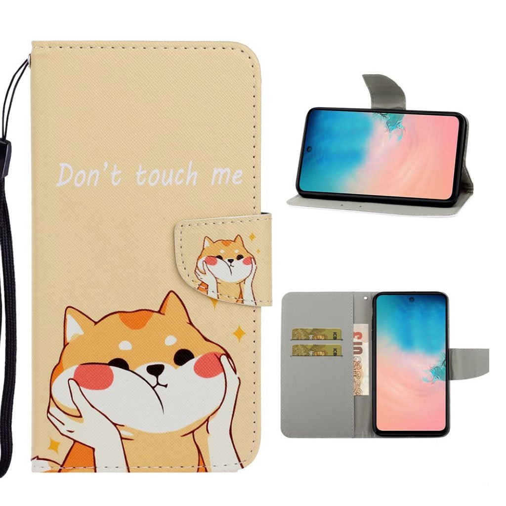 Wonderland Samsung Galaxy A71 flip etui - Gul Cat