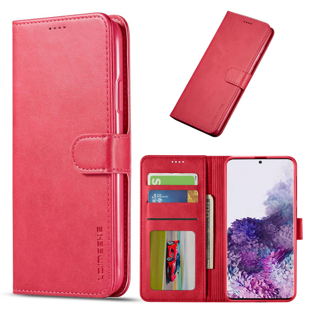 LC.IMEEKE Samsung Galaxy A71 flip etui - Rose