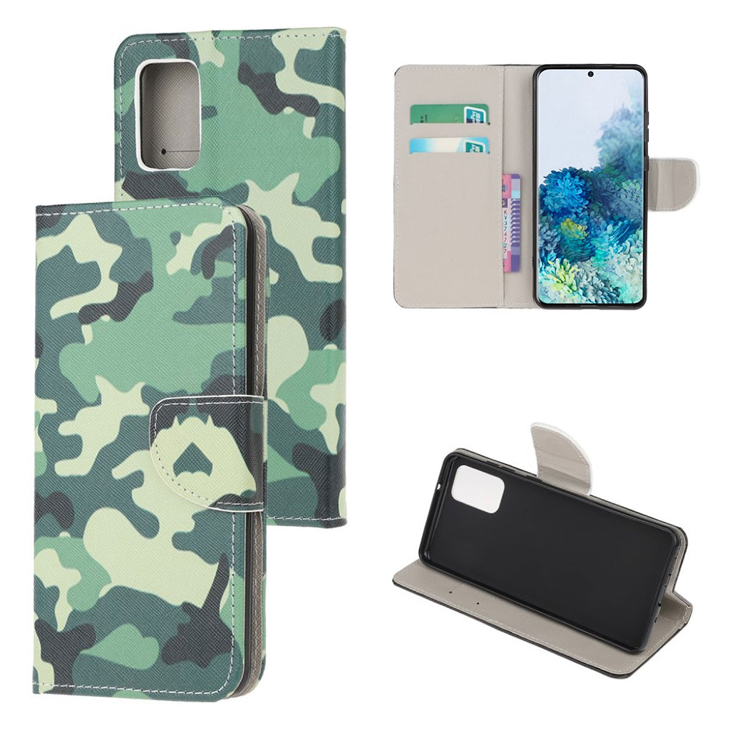 Wonderland Samsung Galaxy S20 flip case - Army Grønn