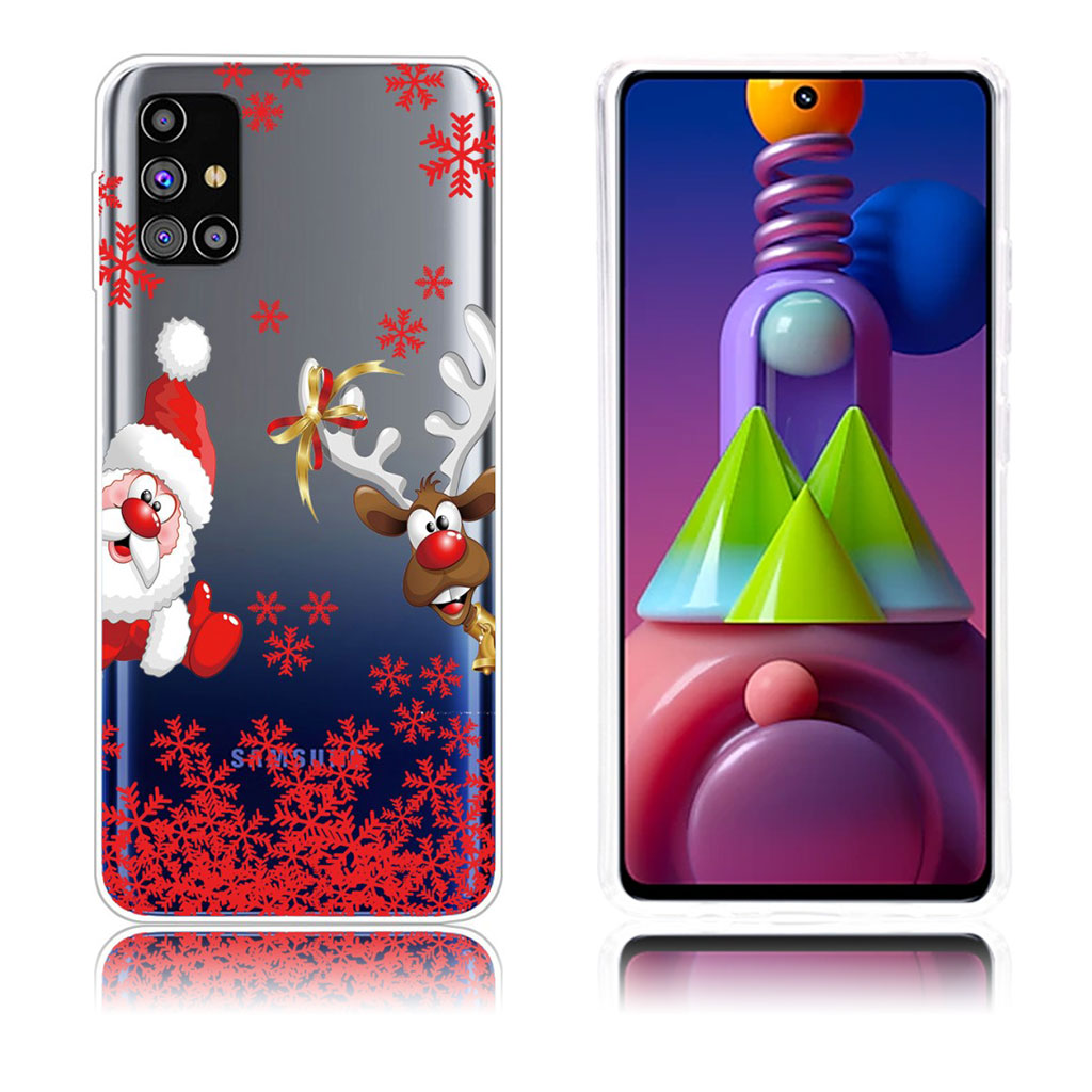 Bilde av Christmas Samsung Galaxy M51 Etui - Thumb-up Julenissen