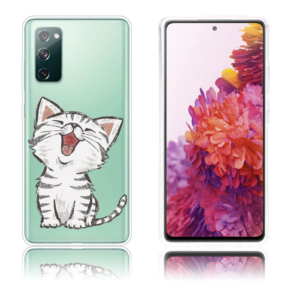 Deco Samsung Galaxy S20 FE 5G / S20 Fe Etui - Katt