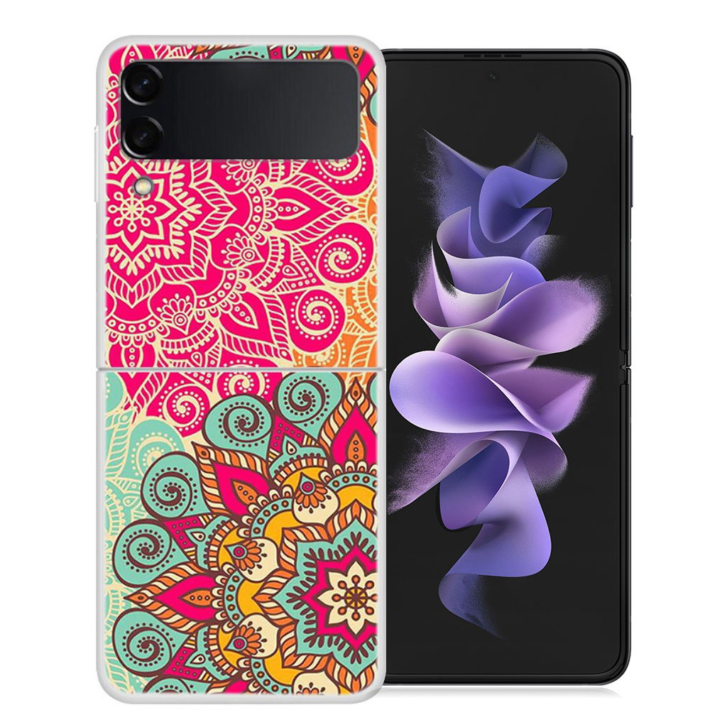 Deco Samsung Galaxy Z Flip3 5G Etui - Slott Blomster