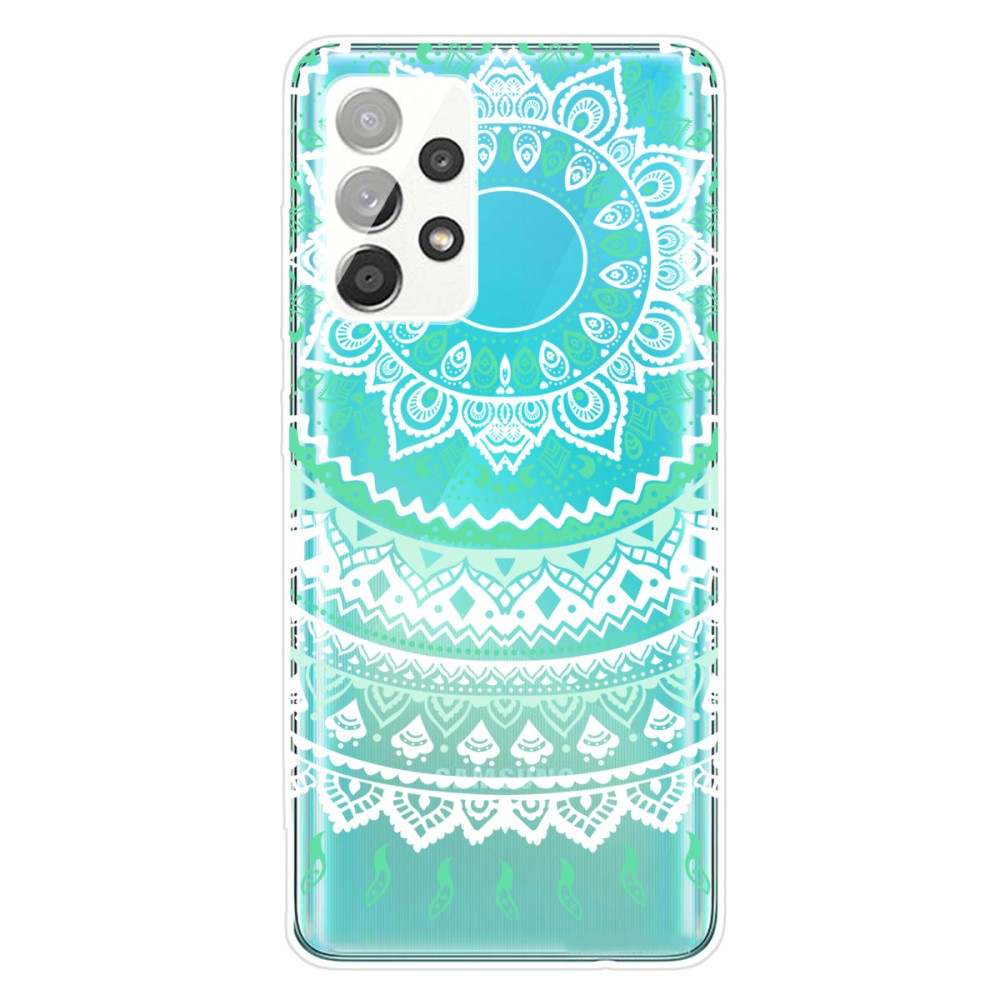 Deco Samsung Galaxy A52s 5G / A52 5g Etui - Hvit Mandala Mønster