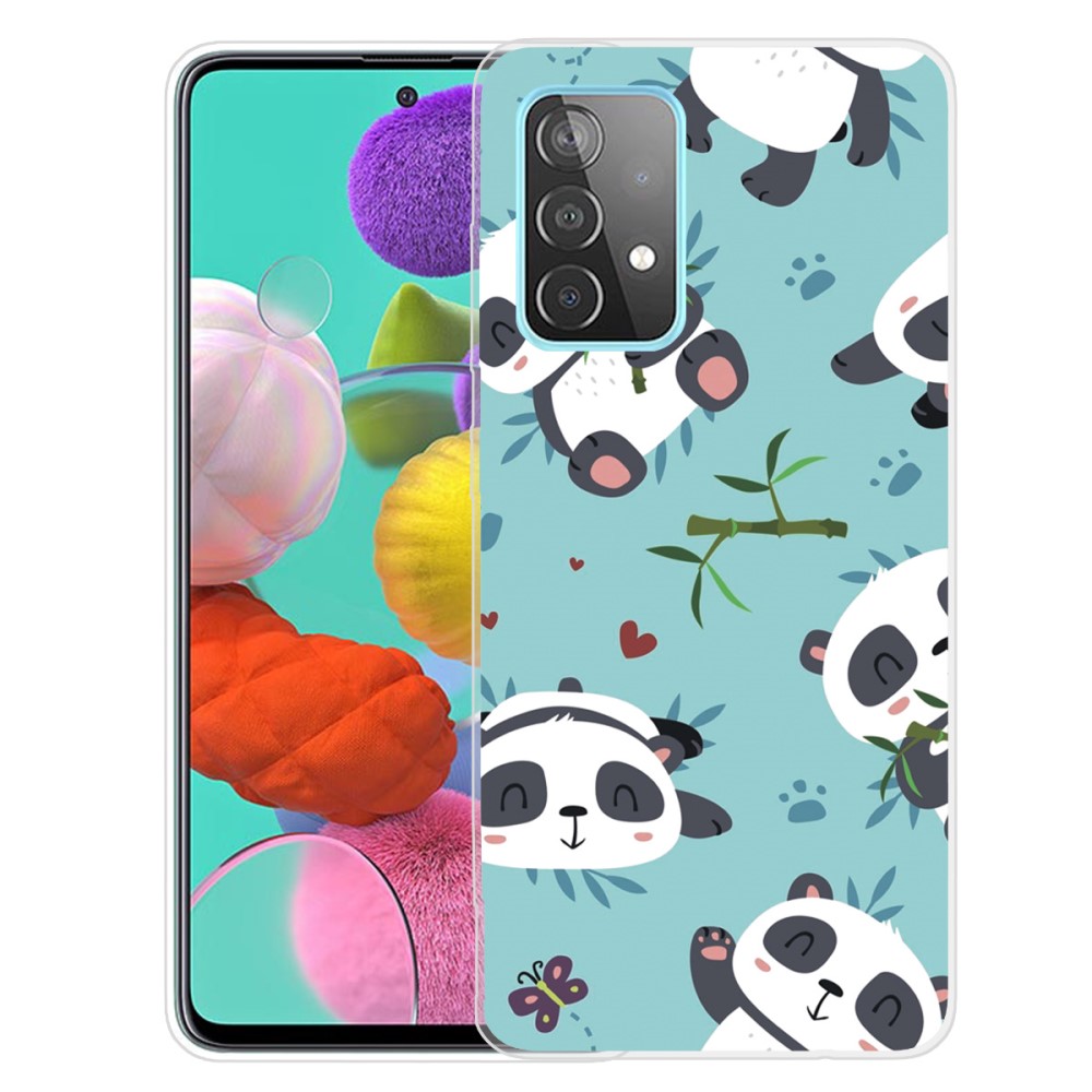 Deco Samsung Galaxy A13 4G Etui - Søte Pandaer