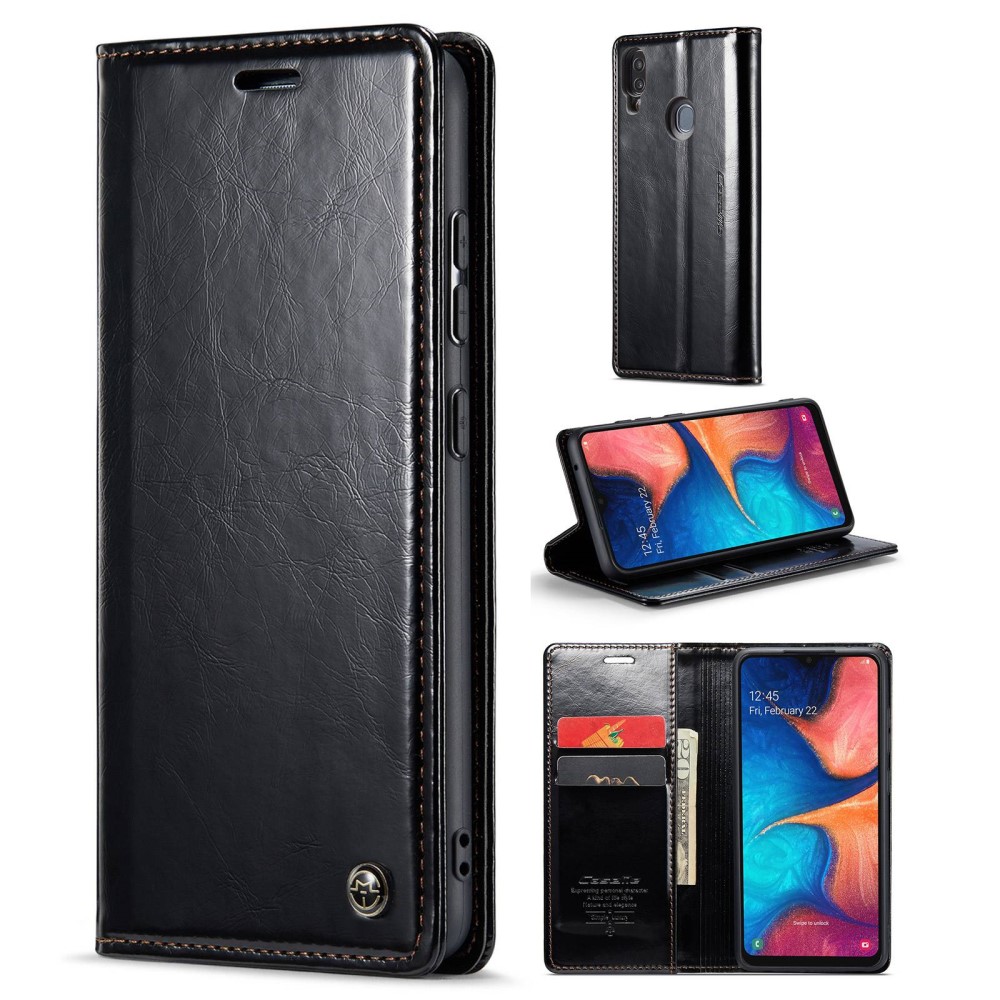 CaseMe Samsung Galaxy M10s / A20 / A30 Smooth Etui - Svart