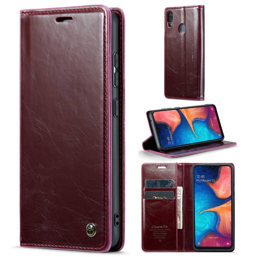 CaseMe Samsung Galaxy M10s / A20 / A30 Smooth Etui - Rød