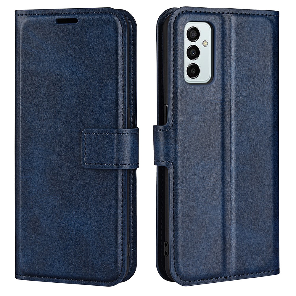 Skinn-etui i lommebok-stil for Samsung Galaxy M23 - Blå