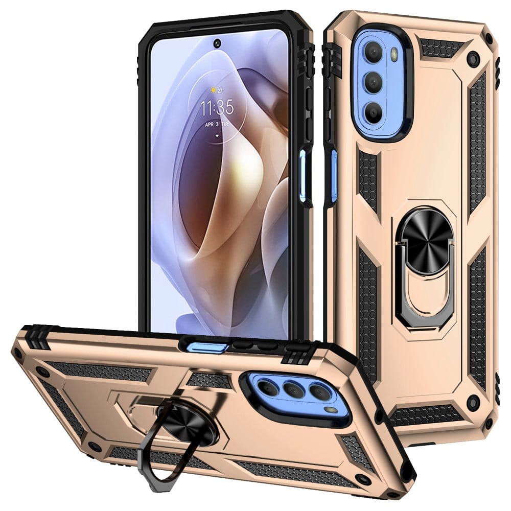 Ring Guard-etui - Motorola Moto G41 / Moto G31 - Gull