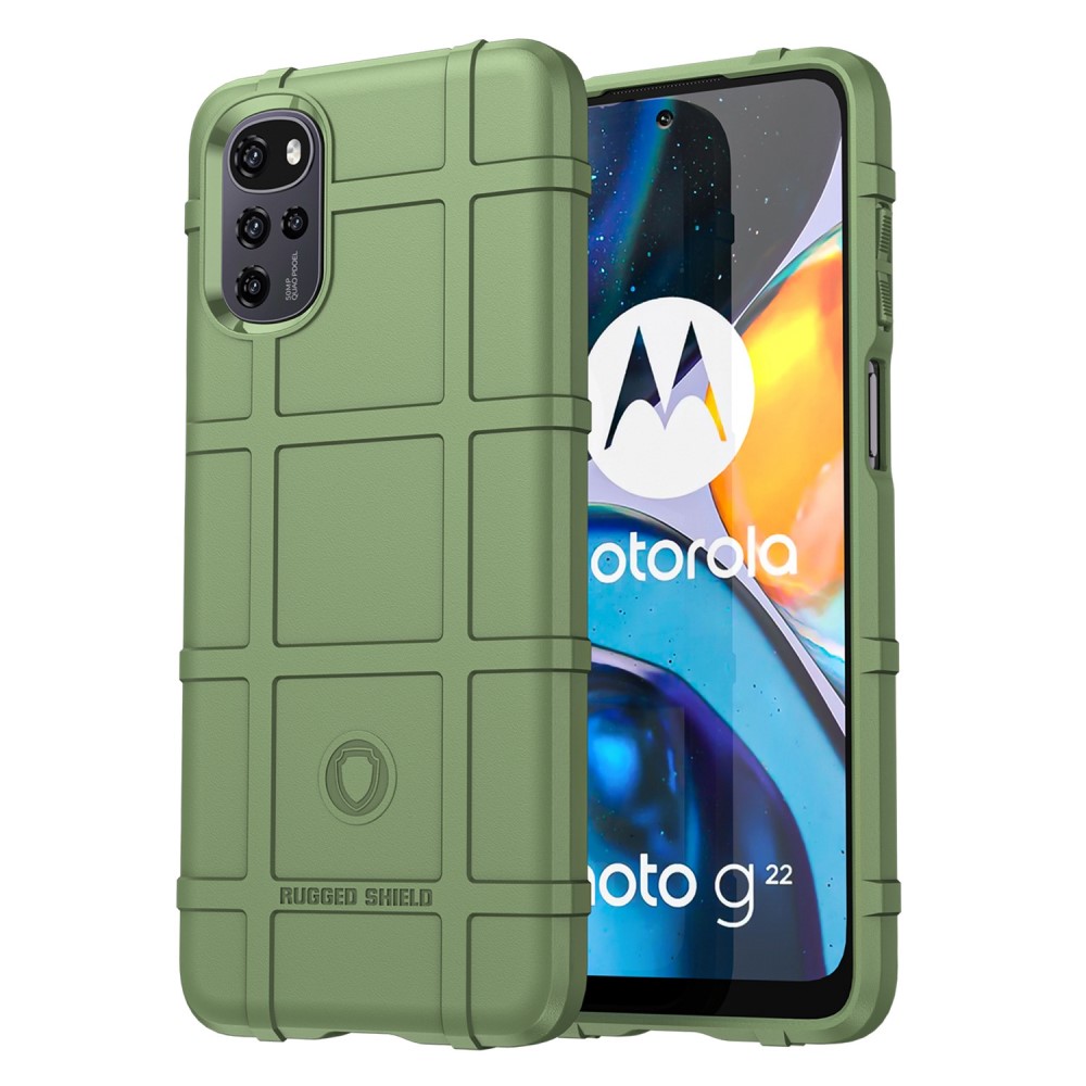 Rugged Shield Motorola Moto G22 deksel - Grønn