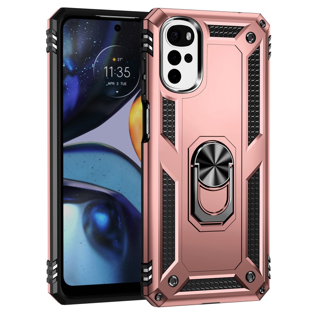 Bofink Combat Motorola Moto G22 deksel - Rose Gull