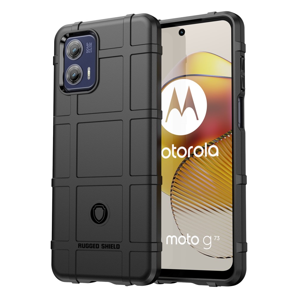 Rugged Shield Etui Motorola Moto G73 - Svart