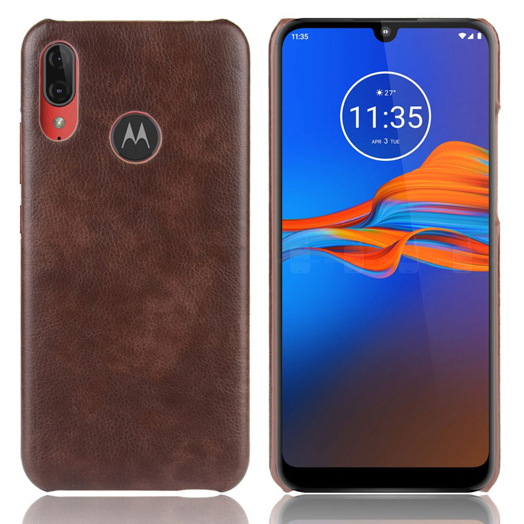 Prestige Motorola Moto E6 Plus etui - Brun