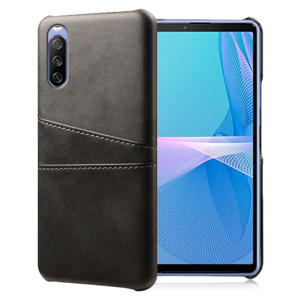 Dual Card Etui Sony Xperia 10 III - Svart