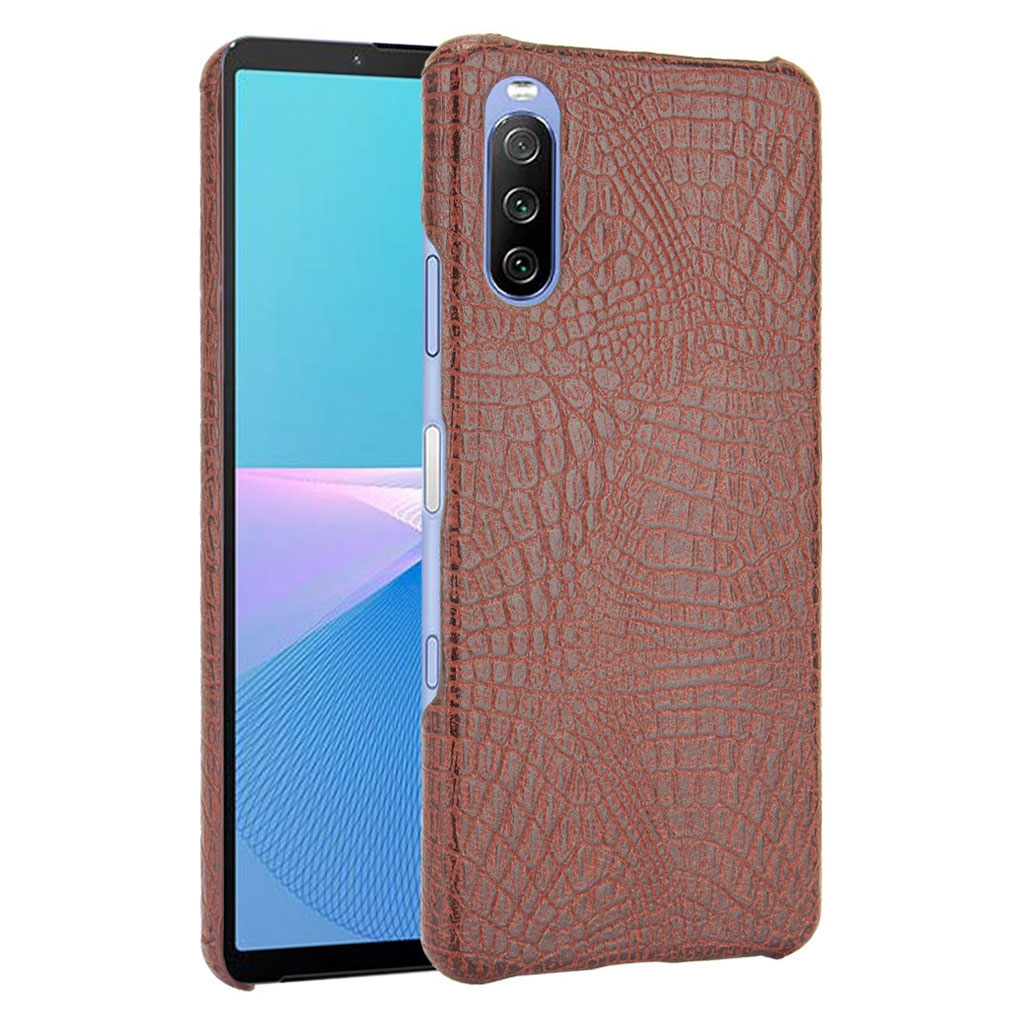 Bilde av Croco Etui Sony Xperia 10 Iii - Brun