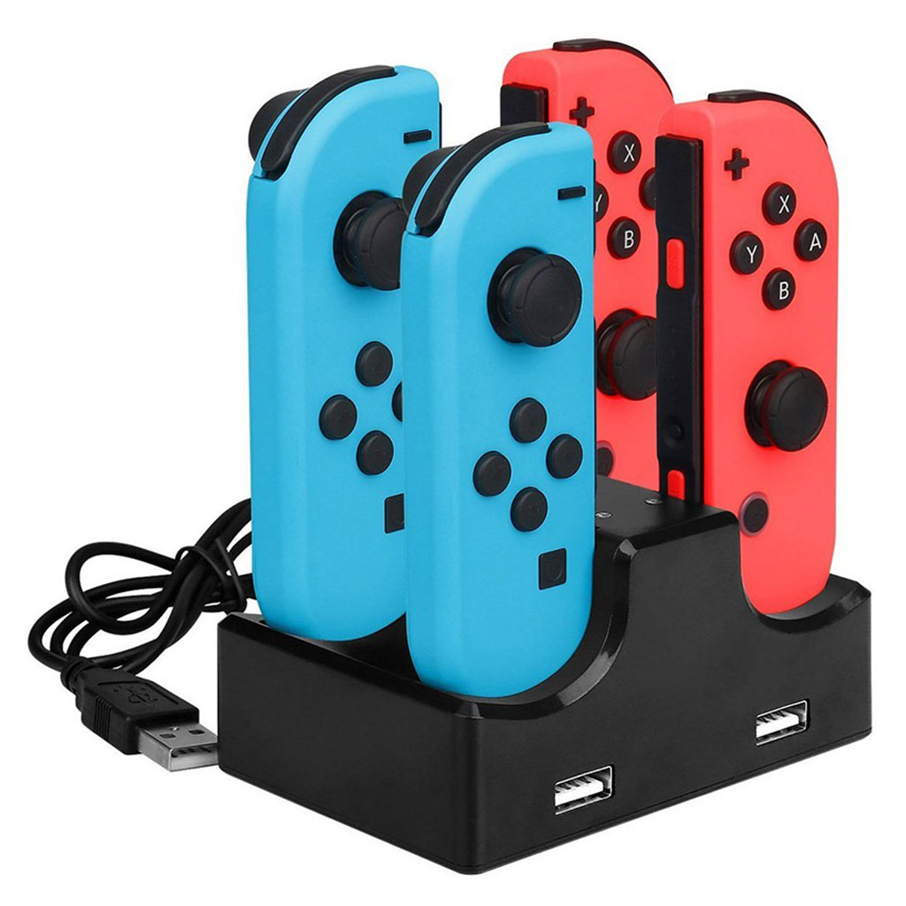 Nintendo Switch 4-I-1-Dokkingstasjon USB Dock