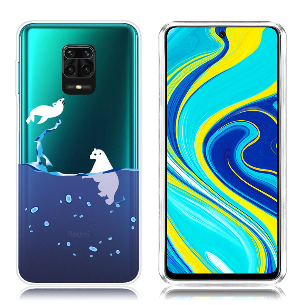 Deco Xiaomi Redmi Note 9 Pro / Note 9S / 9 Pro Max deksel - Isbjørn