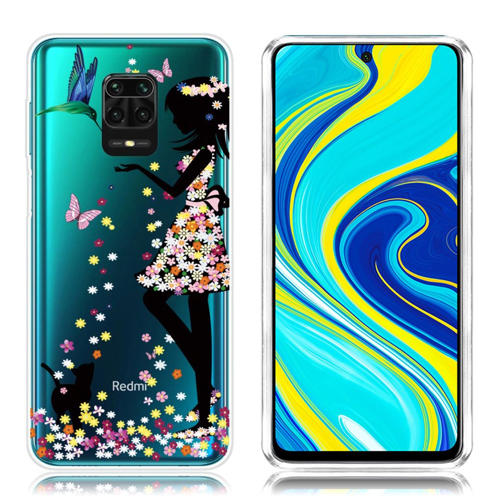 Deco Xiaomi Redmi Note 9 Pro / Note 9S / 9 Pro Max deksel - Blomsterskjønnhet