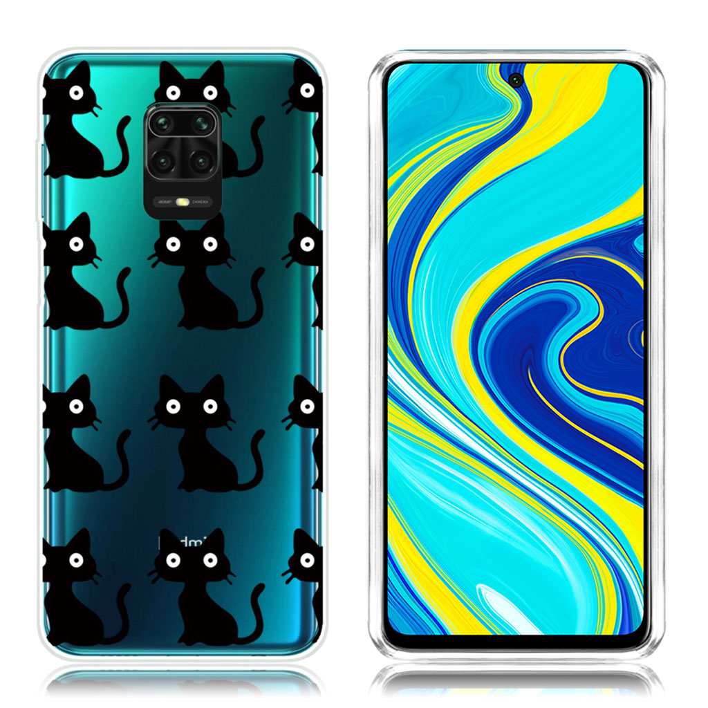 Deco Xiaomi Redmi Note 9 Pro / Note 9S / 9 Pro Max deksel - Katter