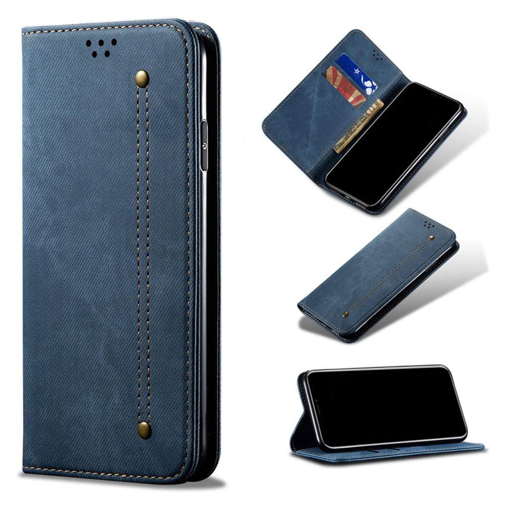 Jeans Xiaomi Mi CC9e / Mi A3 Flip case - Blå