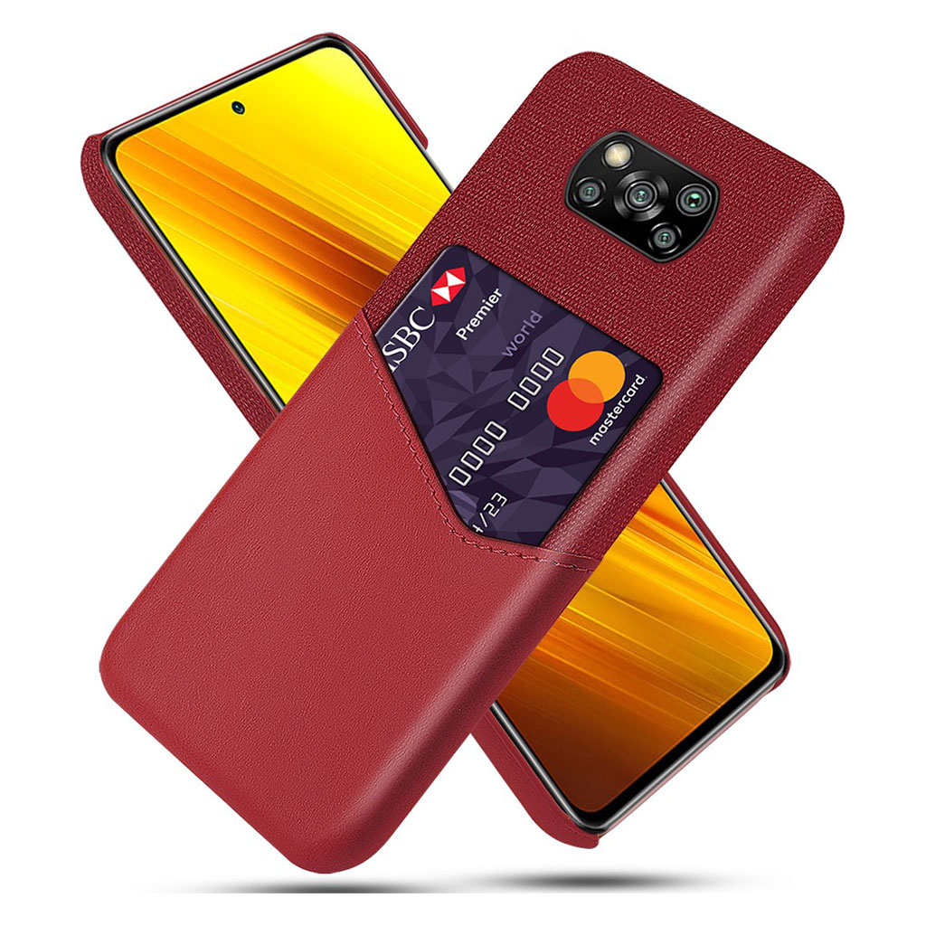 Bofink Xiaomi Poco X3 / X3 Nfc Card Deksel - Rød