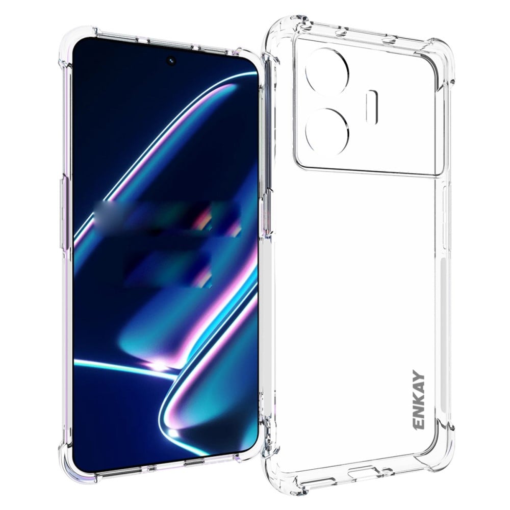 ENKAY gjennomsiktig fallsikkert etui for Realme GT Neo5 SE