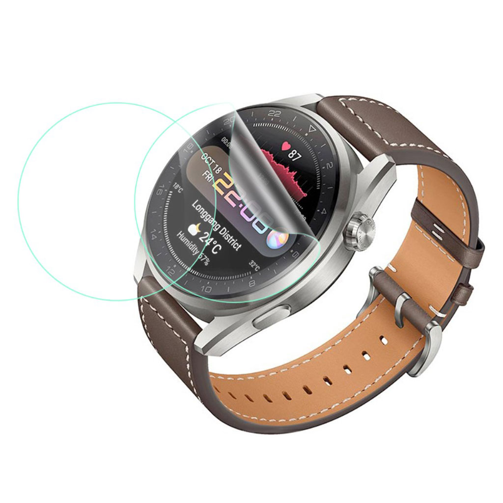 2 stk Huawei Watch 3 Pro skjermbeskytter i herdet glass