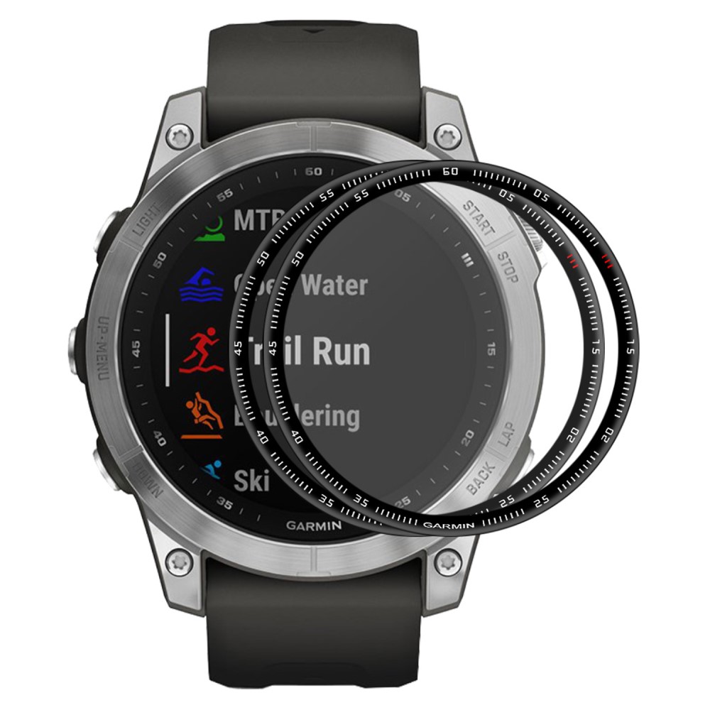 2 stk ENKAY Garmin Fenix 7S 3D buet kant PMMA skjermbeskytter