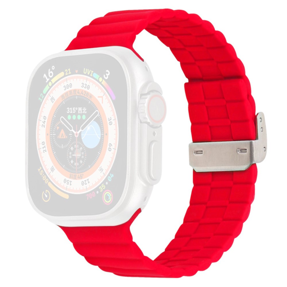 Apple Watch Series 9 41 mm silikonrem - Rød