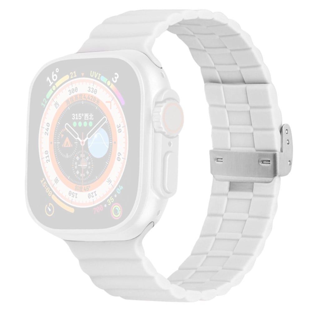 Apple Watch Series 9 41 mm silikonrem - Hvit