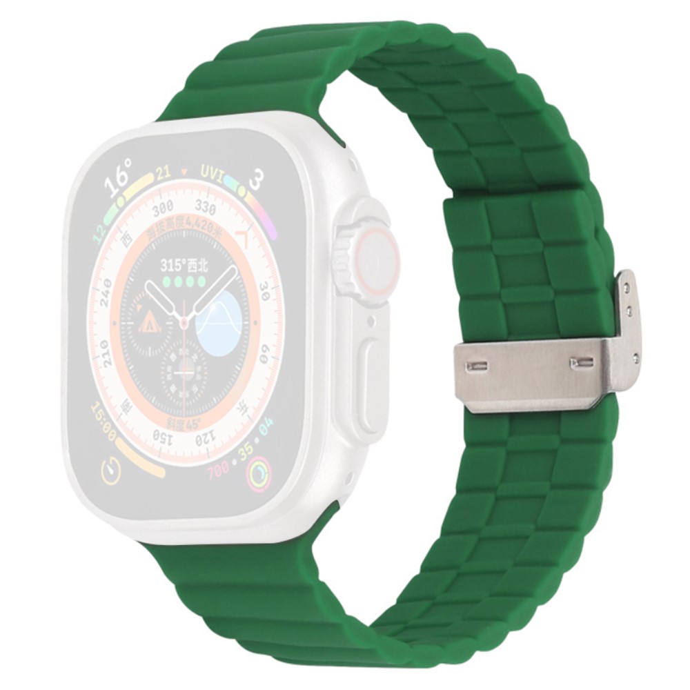 Apple Watch Series 9 41 mm silikonrem - Militærgrønn