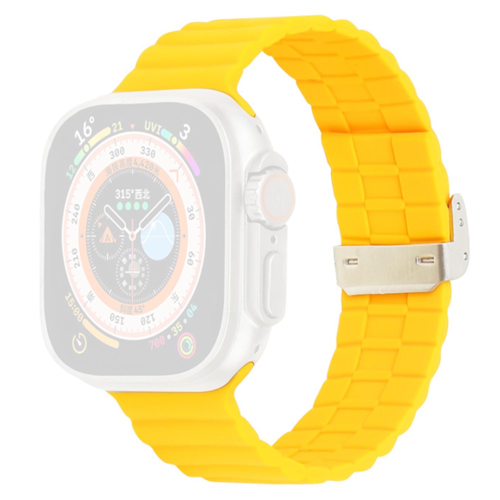 Apple Watch Series 9 41 mm silikonrem - Gul