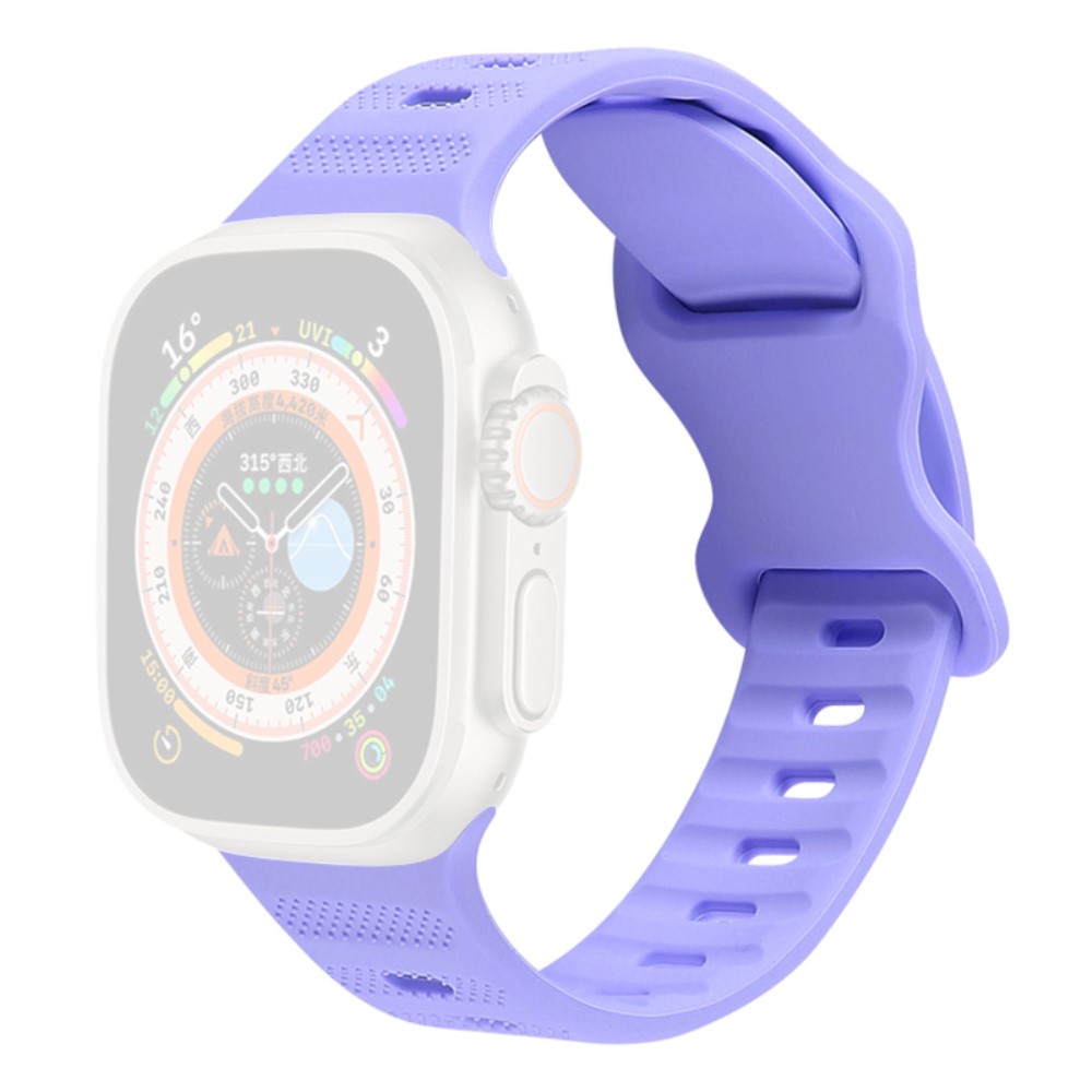 Apple Watch Series 9 41 mm silikonrem - Lilla