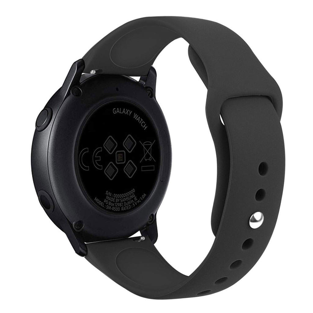 Samsung Galaxy Watch Active 20mm Slitesterk Klokkereim - Svart