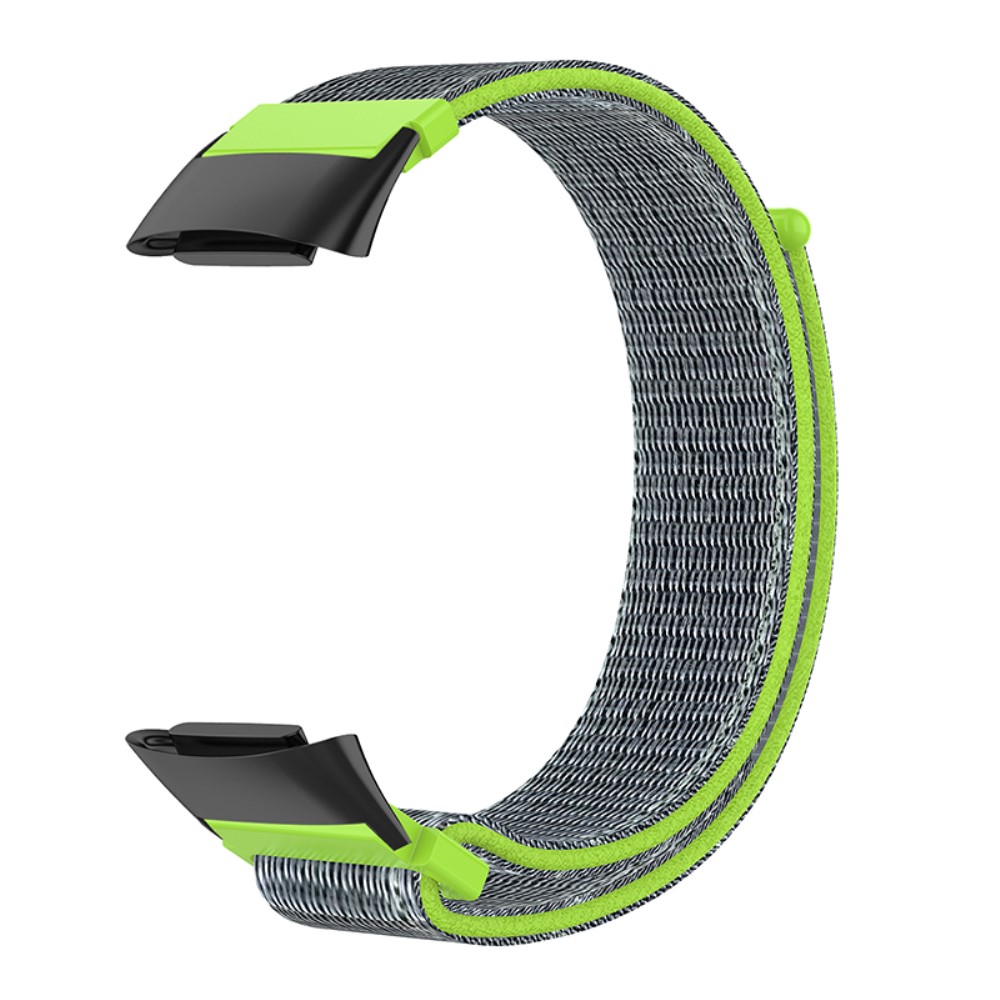 Elastisk klokkerem i nylon Fitbit Charge 5 - Fluorescerende Gul