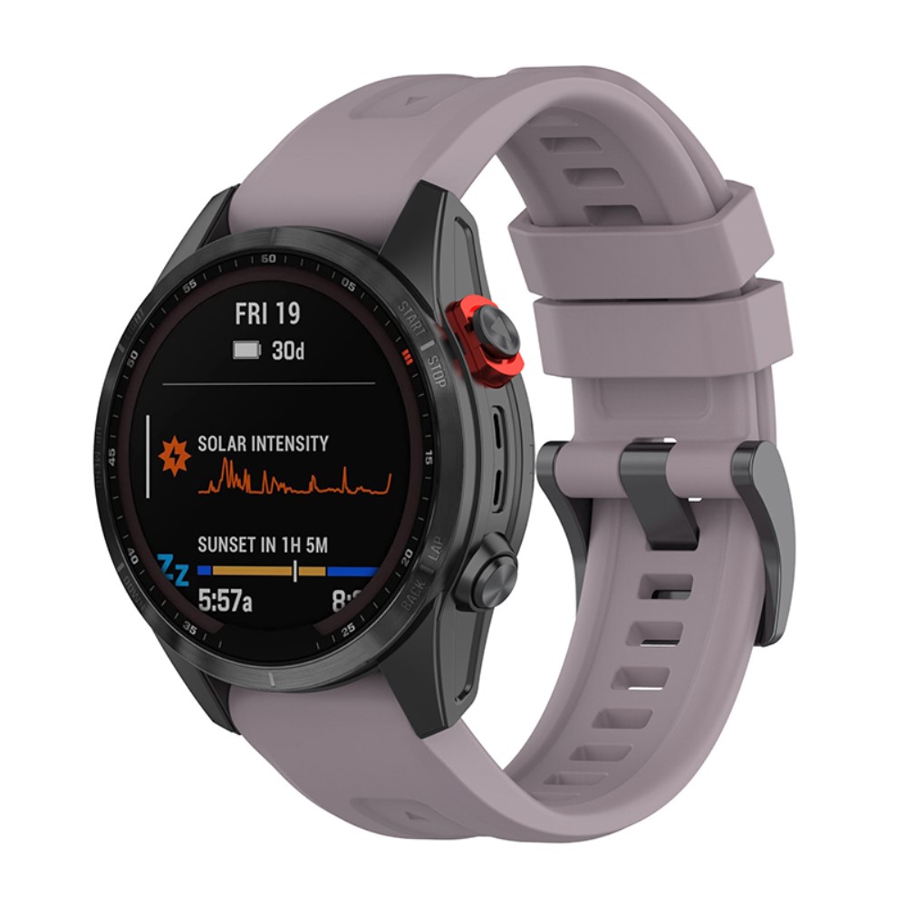 Garmin Fenix 7 / Epix Gen 2 / Descent G1 klokkerem i silikon - Lilla