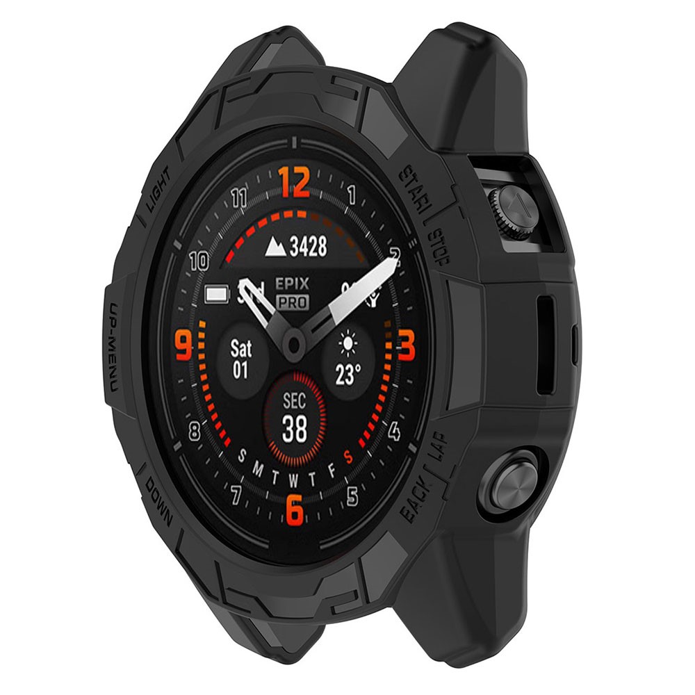 HAT PRINCE Garmin Fenix 7 / 7 Pro / Epix Pro (Gen 2) 47 mm hult deksel - Svart